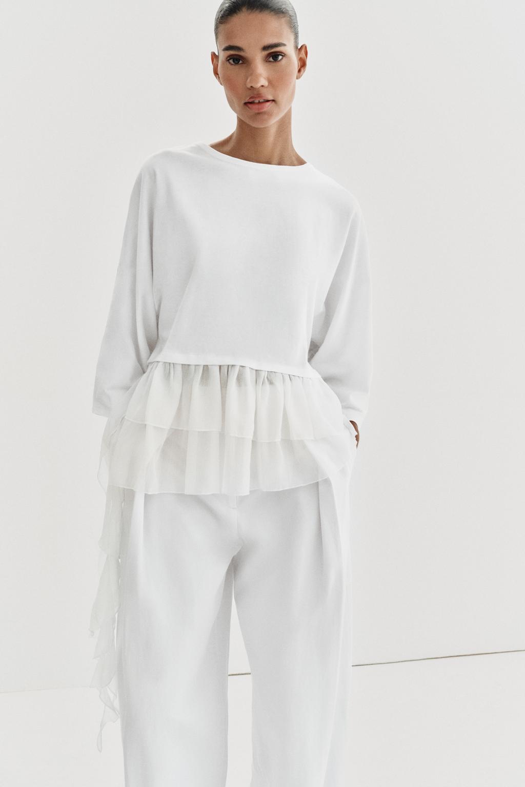 ФУТБОЛКА С ВОЛАНАМИ