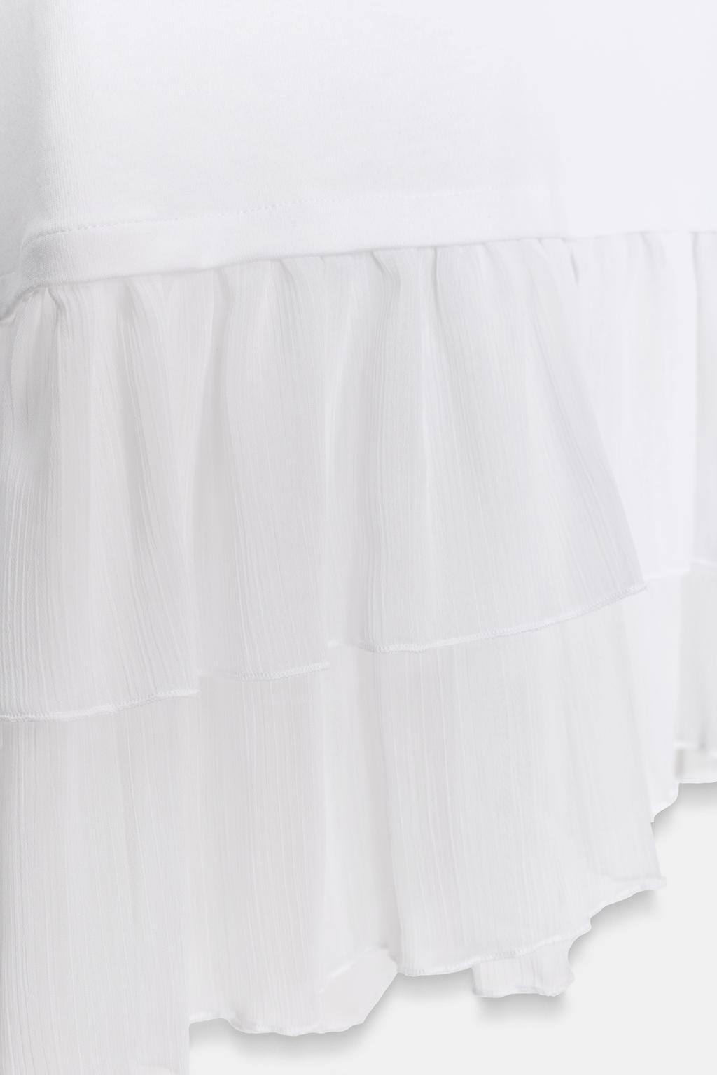 ФУТБОЛКА С ВОЛАНАМИ