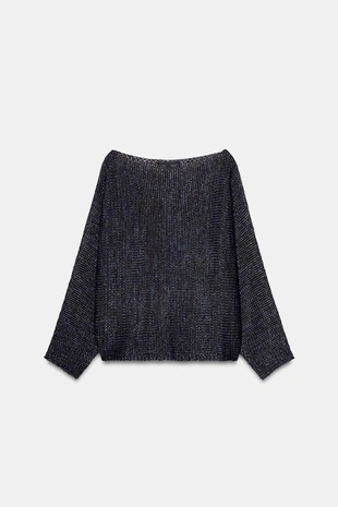 Свитер с широкими рукавами- Заказать в России