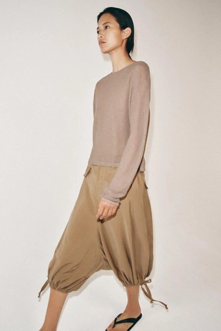 Деревенский ажурный свитер- Заказать в России