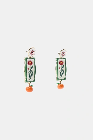 Серьги «цветы» из смолы- Заказать в России