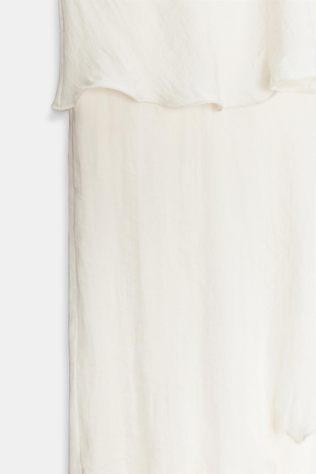 ПЛАТЬЕ МИДИ С ВОЛАНАМИ И УЗЛОМ