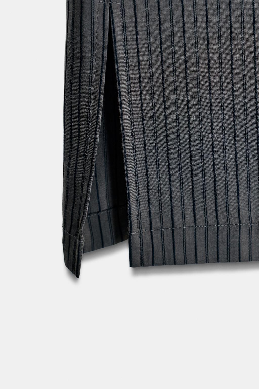 БРЮКИ В ПОЛОСКУ В ПИЖАМНОМ СТИЛЕ — коллекция Zara «ZW»