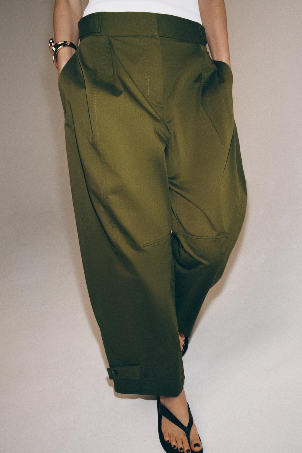 БРЮКИ ЧИНОС С ХЛЯСТИКАМИ — коллекция Zara «ZW»