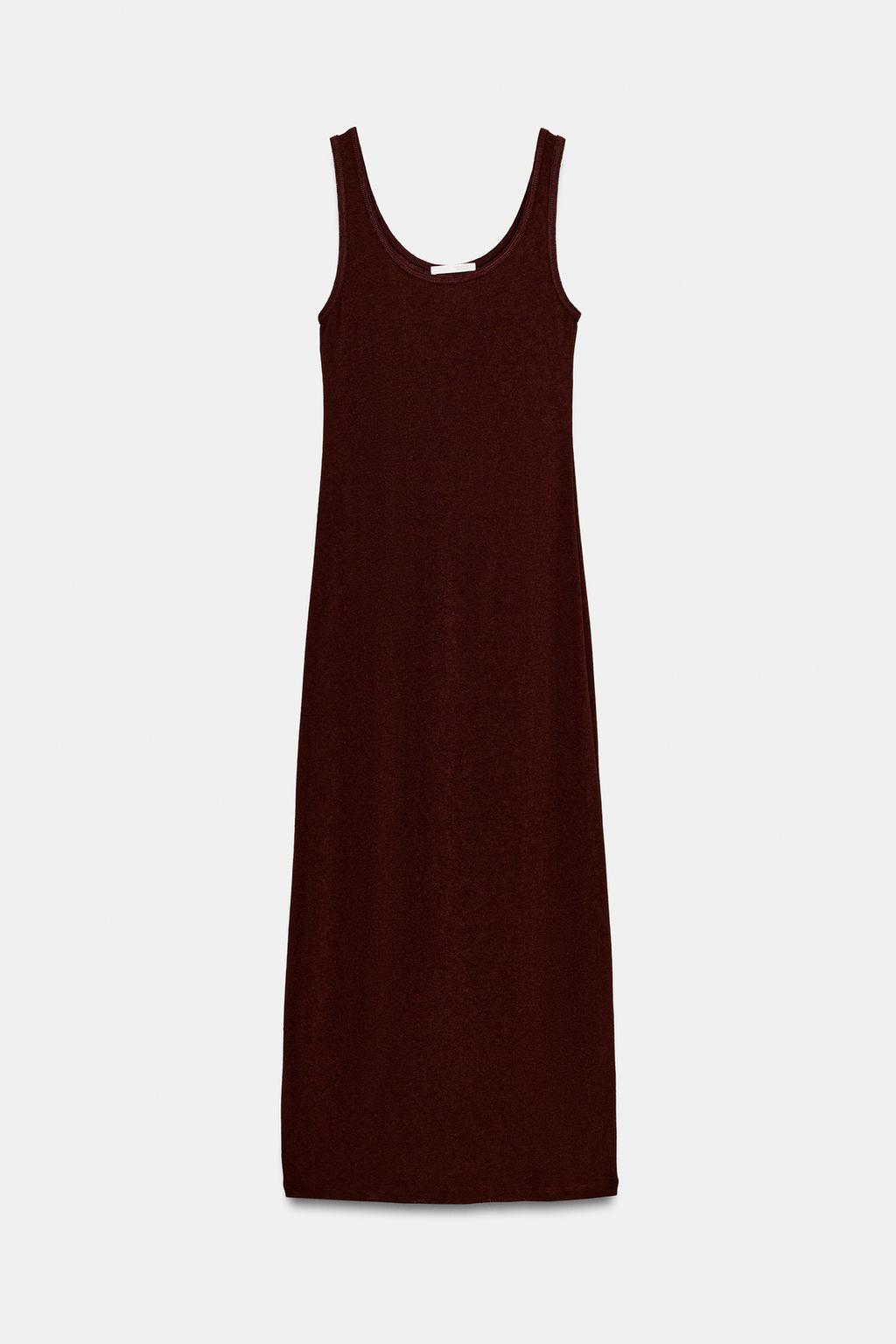 Платье миди в стиле рустик