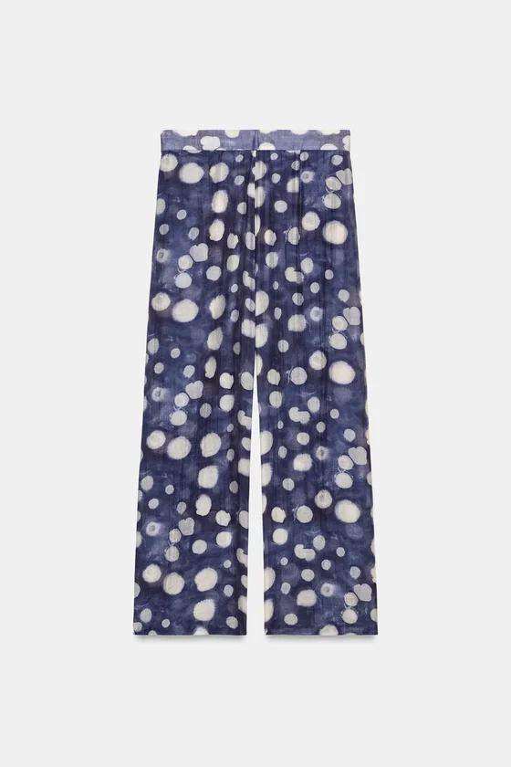 БРЮКИ В ГОРОШЕК — коллекция Zara «ZW»