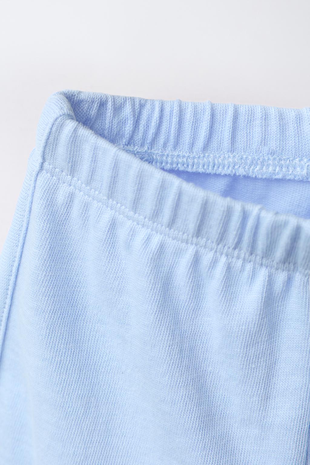 КОМПЛЕКТ ИЗ ФУТБОЛКИ И ШОРТОВ-БЕРМУДОВ ИЗ ПРЯЖИ ФЛАМЕ