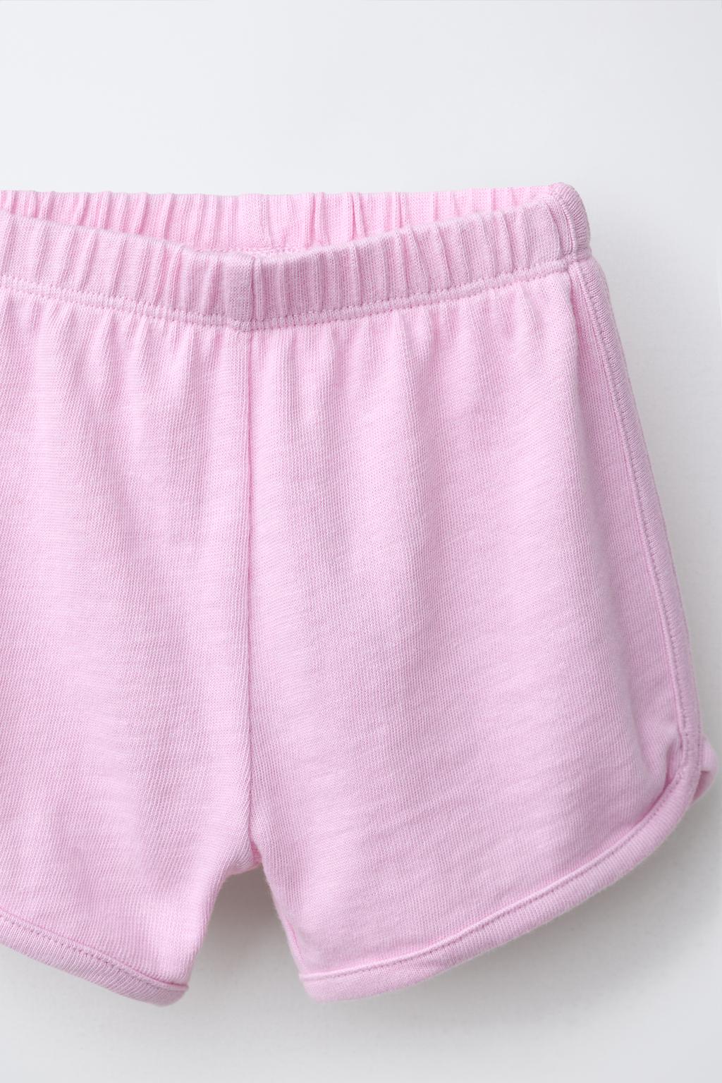 КОМПЛЕКТ ИЗ ФУТБОЛКИ И ШОРТОВ-БЕРМУД ИЗ ПРЯЖИ ФЛАМЕ