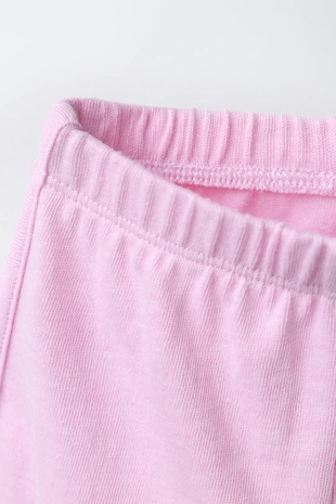 Комплект из футболки и шортов-бермуд из пряжи фламе