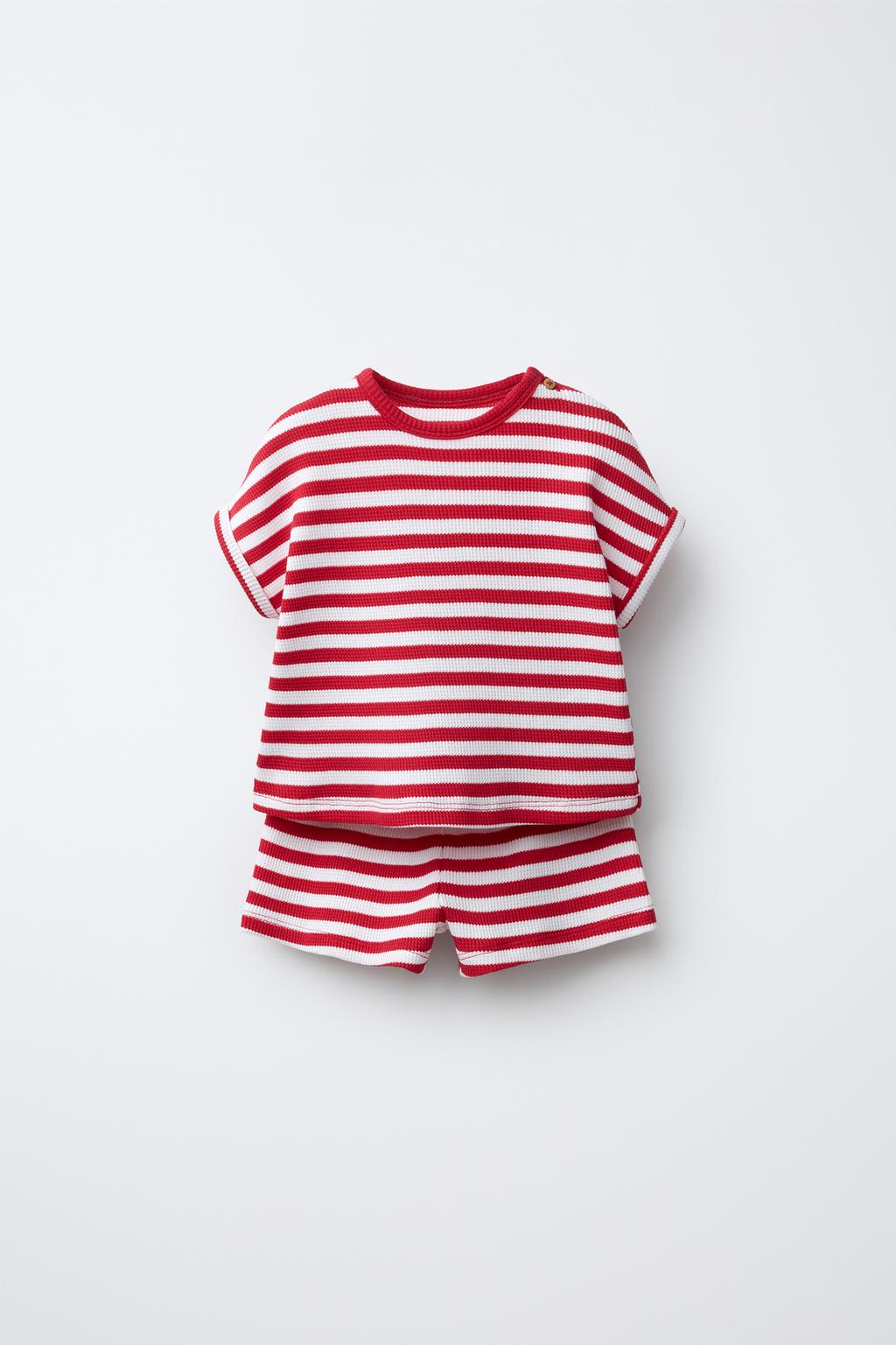 КОМПЛЕКТ ИЗ ФУТБОЛКИ И ШОРТОВ WAYAS ВАФЕЛЬНЫЙ