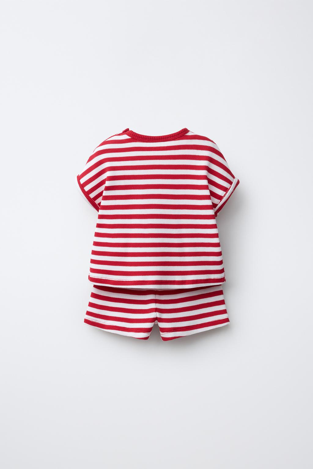 КОМПЛЕКТ ИЗ ФУТБОЛКИ И ШОРТОВ WAYAS ВАФЕЛЬНЫЙ