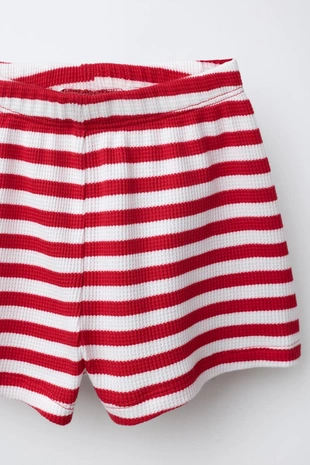 Комплект из футболки и шортов Wayas вафельный- Заказать в России