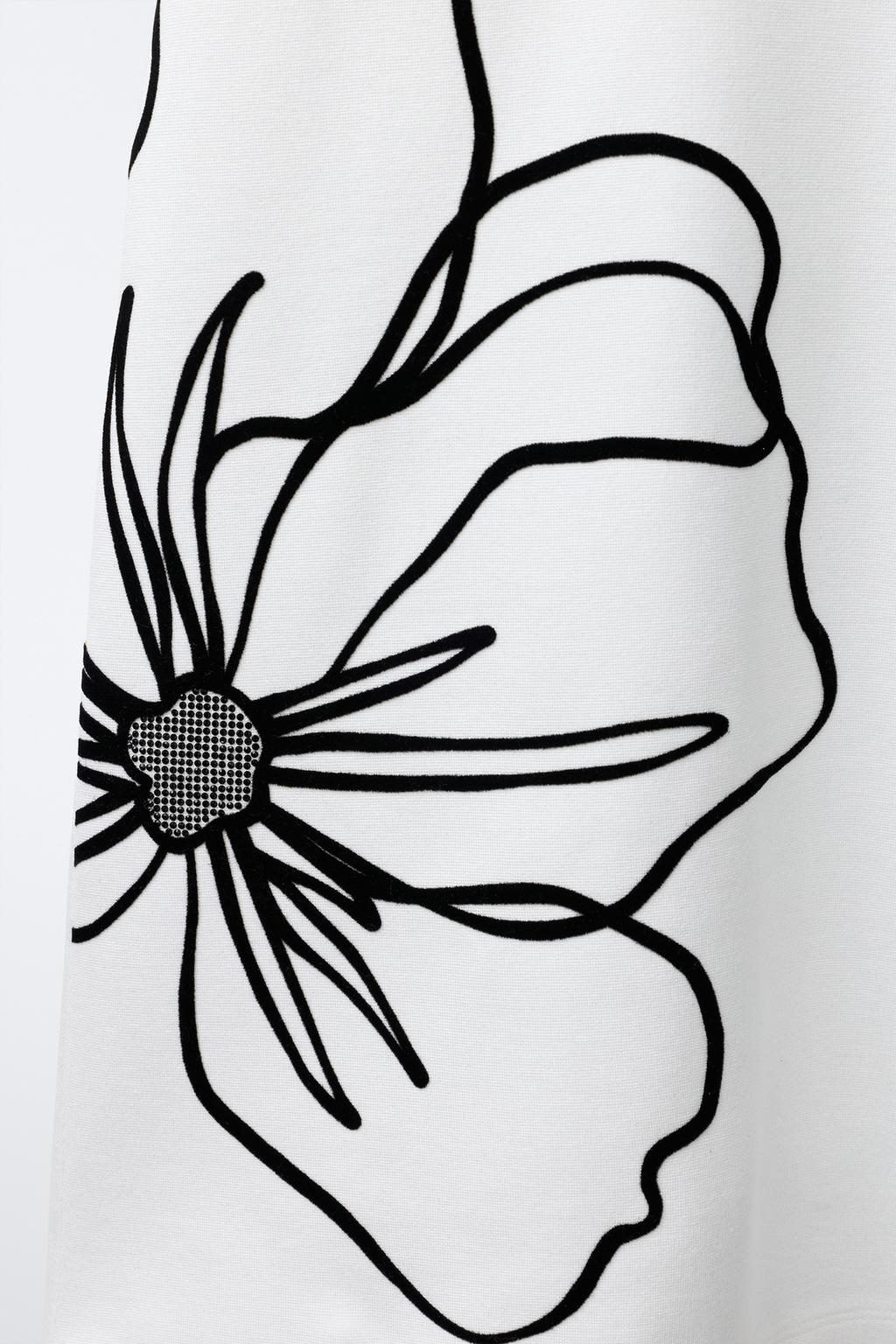 ПЛАТЬЕ С ЦВЕТОЧНЫМ ПРИНТОМ FLOCK