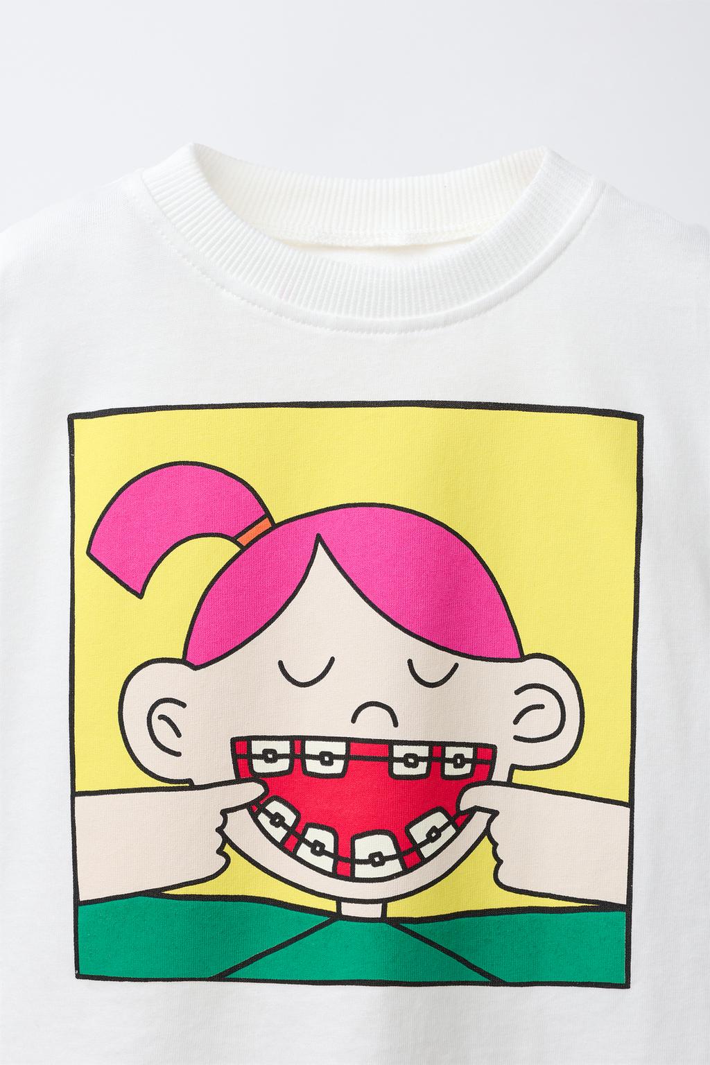 ФУТБОЛКА С ПРИНТОМ ЛИЦА