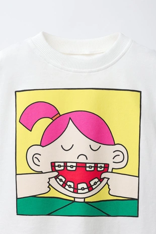 Футболка с принтом лица- Заказать в России