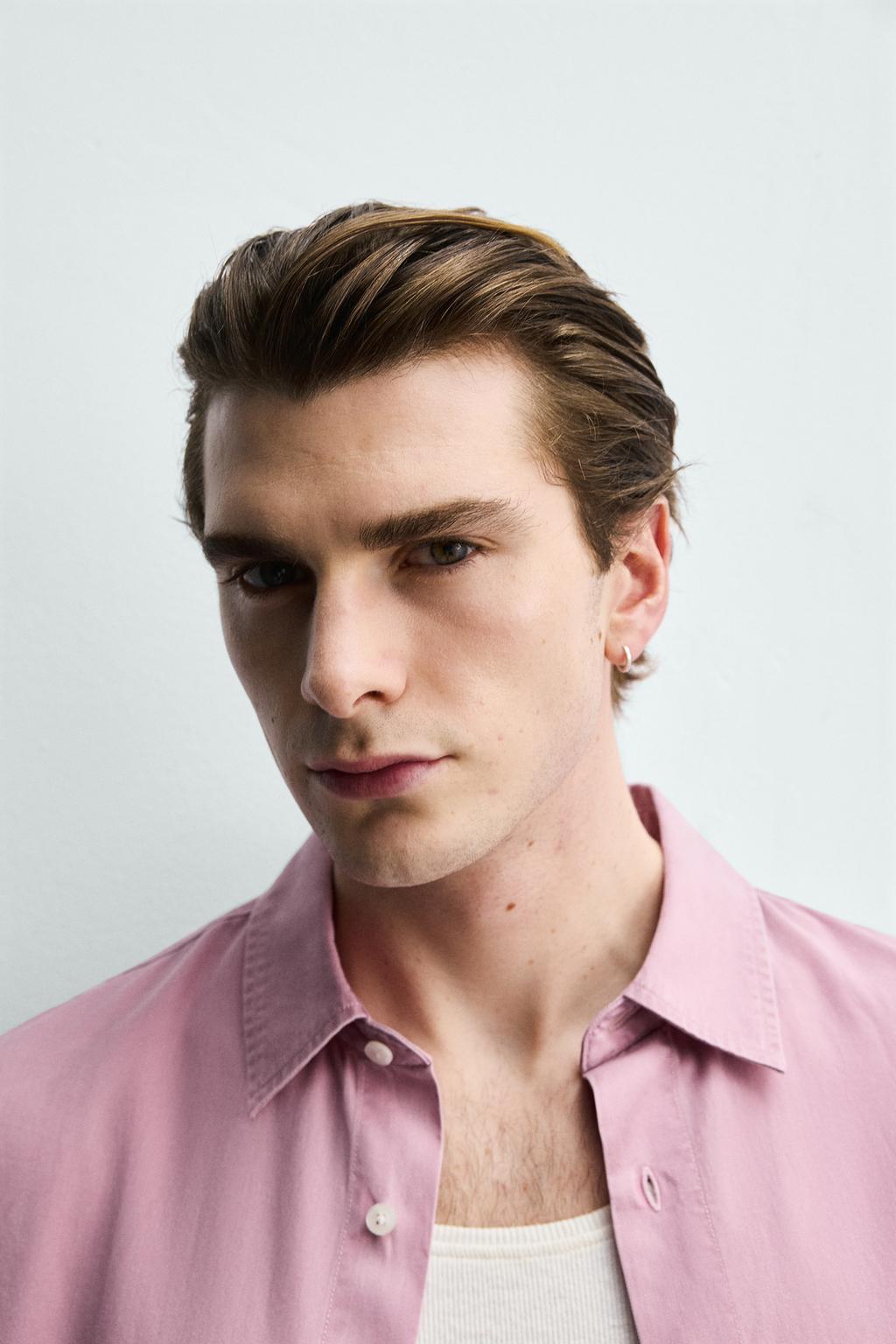 РУБАШКА стандартной посадки ИЗ ЛИОЦЕЛЛА И ХЛОПКА