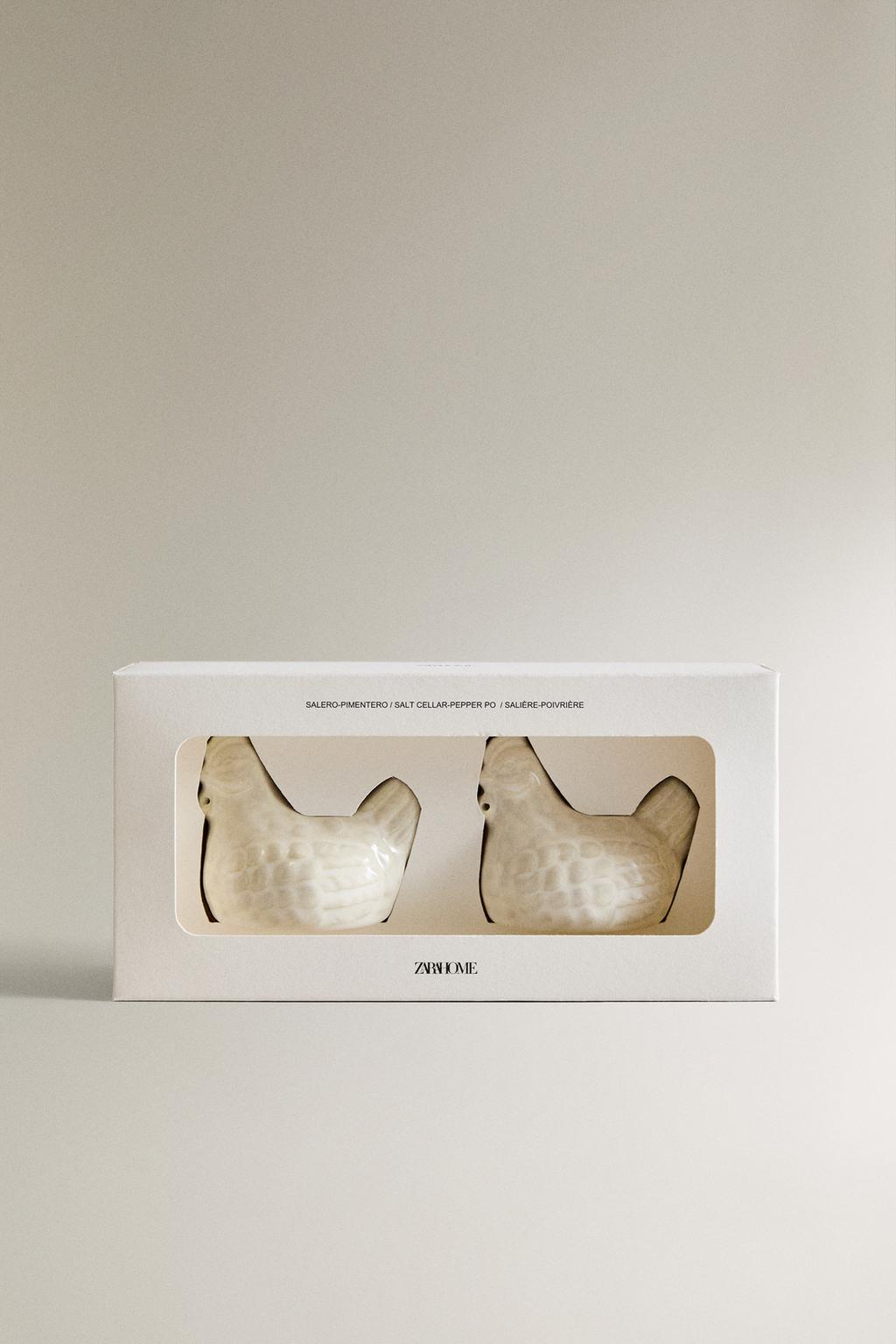 Набор солонка и перечница в форме курицы