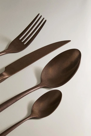 Набор столовых приборов из нержавеющей стали в античном стиле, 4 предмета- Заказать в России