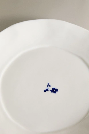 Фарфоровый десертный тарелка с цветочным принтом- Заказать в России