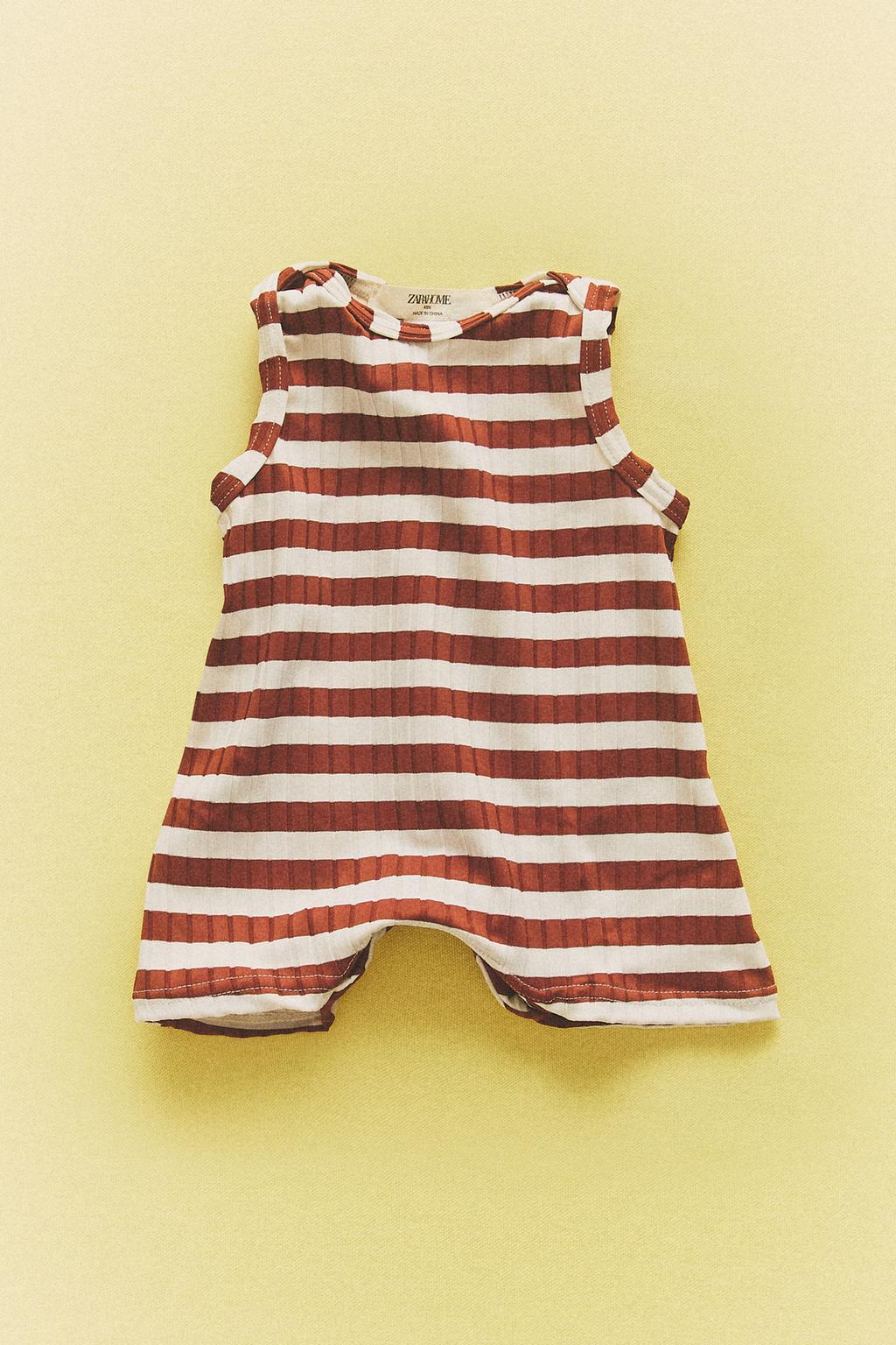 Детский комбинезон для пляжа в полоску