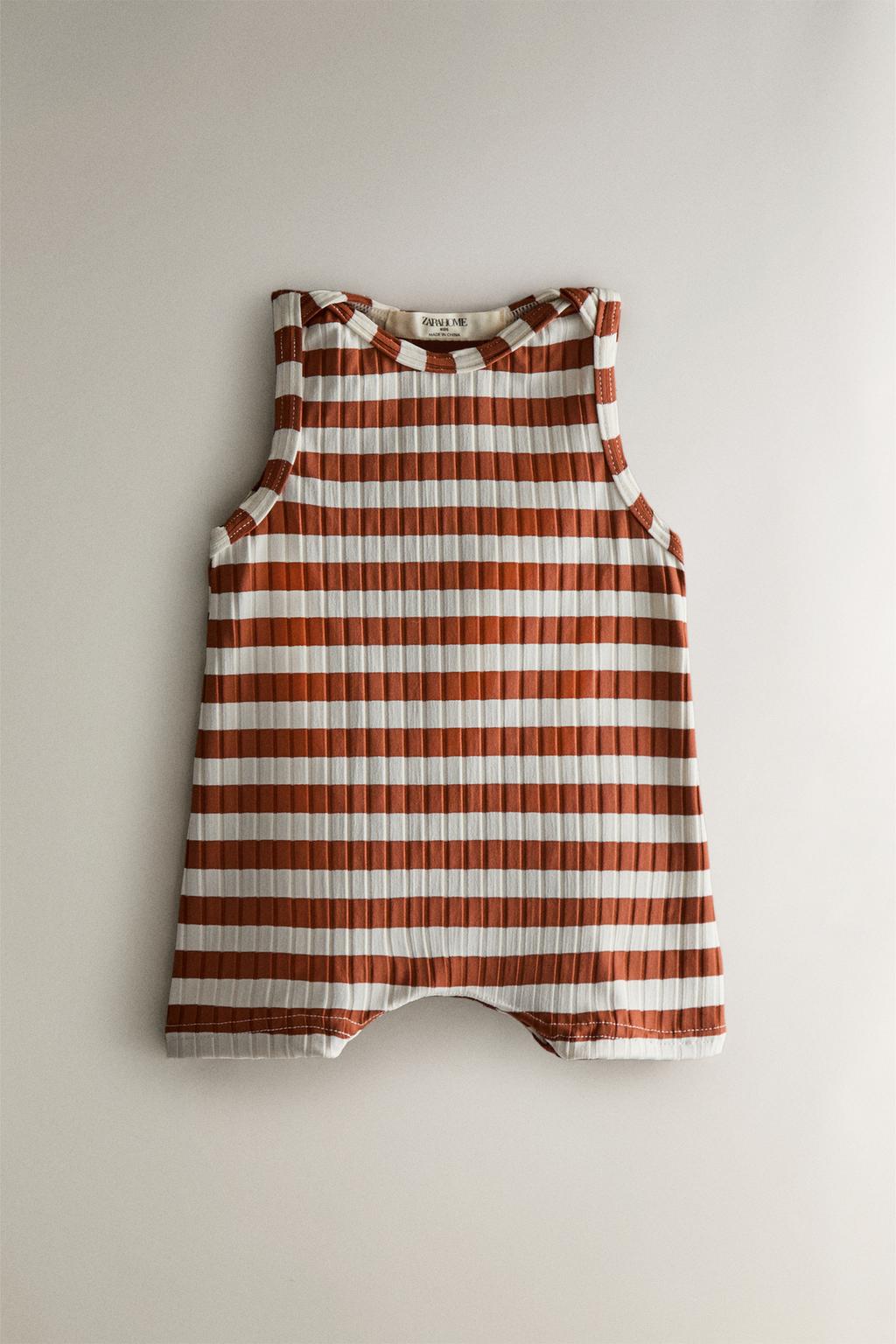 Детский комбинезон для пляжа в полоску