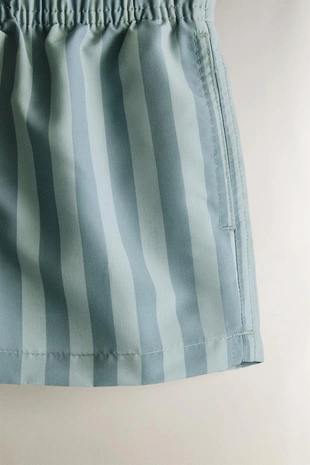 Детские полосатые плавательные шорты- Заказать в России