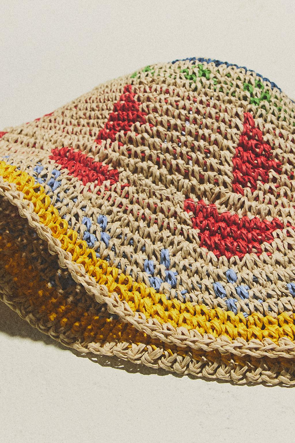 Детская печатная бумажная пляжная шляпа