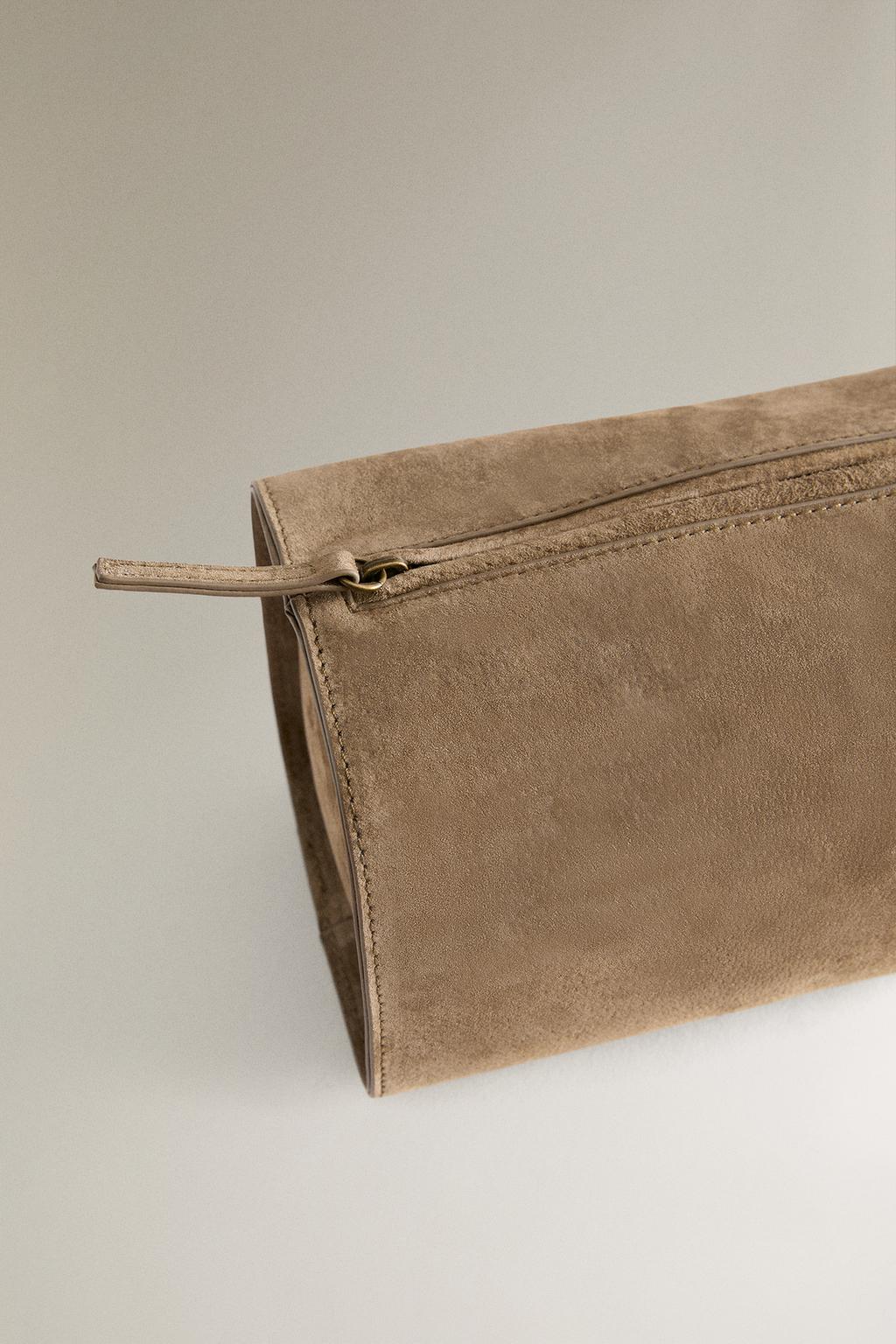 Кожаная косметичка