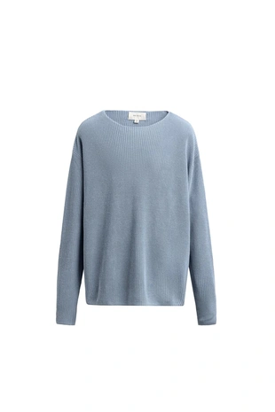 Шелково-льняной свитер- Заказать в России