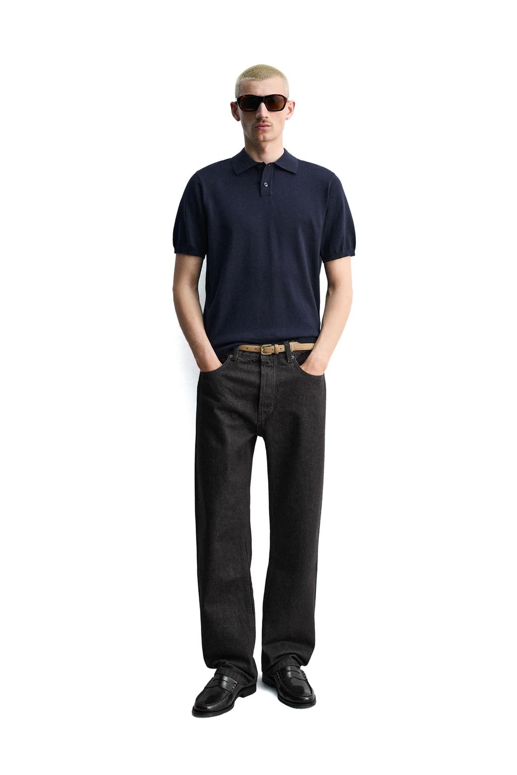 ТРИКОТАЖНОЕ ПОЛО КЛАССИЧЕСКОГО КРОЯ