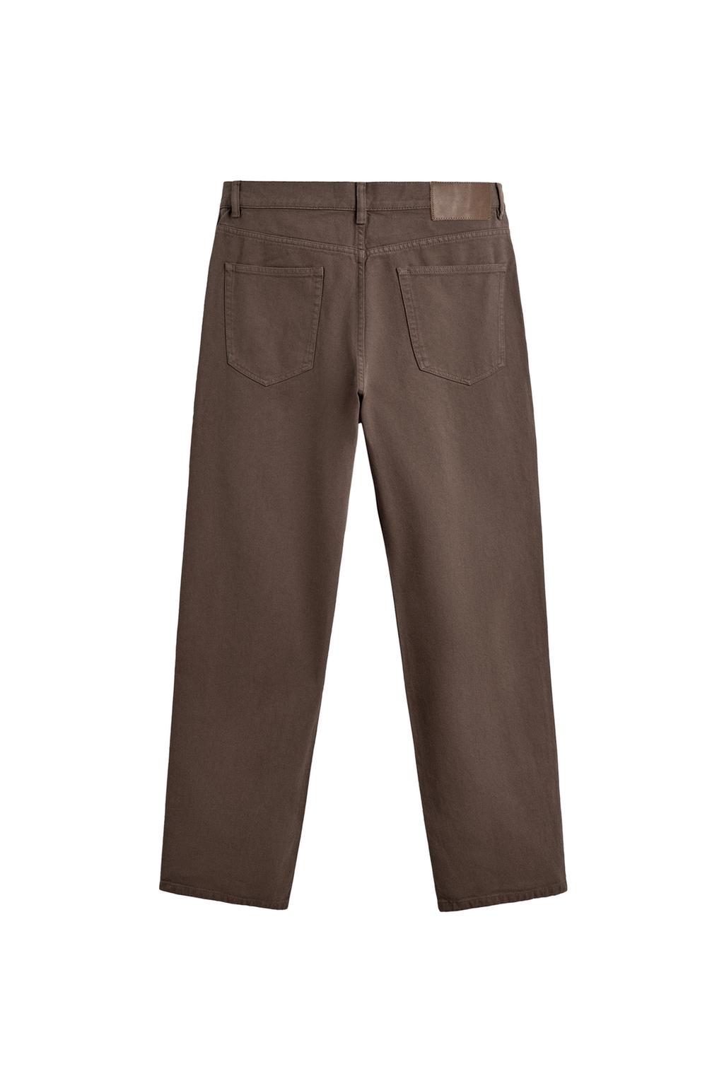 ДЖИНСЫ прямого кроя С ЭФФЕКТОМ ПОТЕРТОСТИ