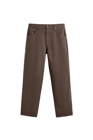 Джинсы прямого кроя с эффектом потертости- Заказать в России