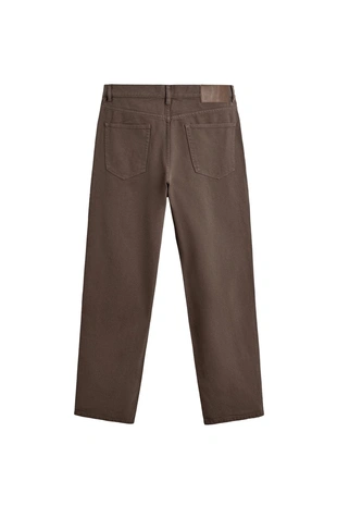 Джинсы прямого кроя с эффектом потертости- Заказать в России