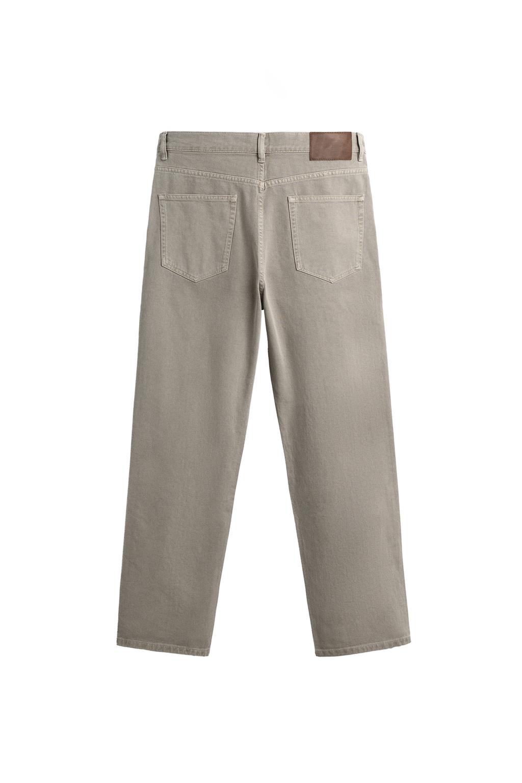 ДЖИНСЫ прямого кроя С ЭФФЕКТОМ ПОТЕРТОСТИ