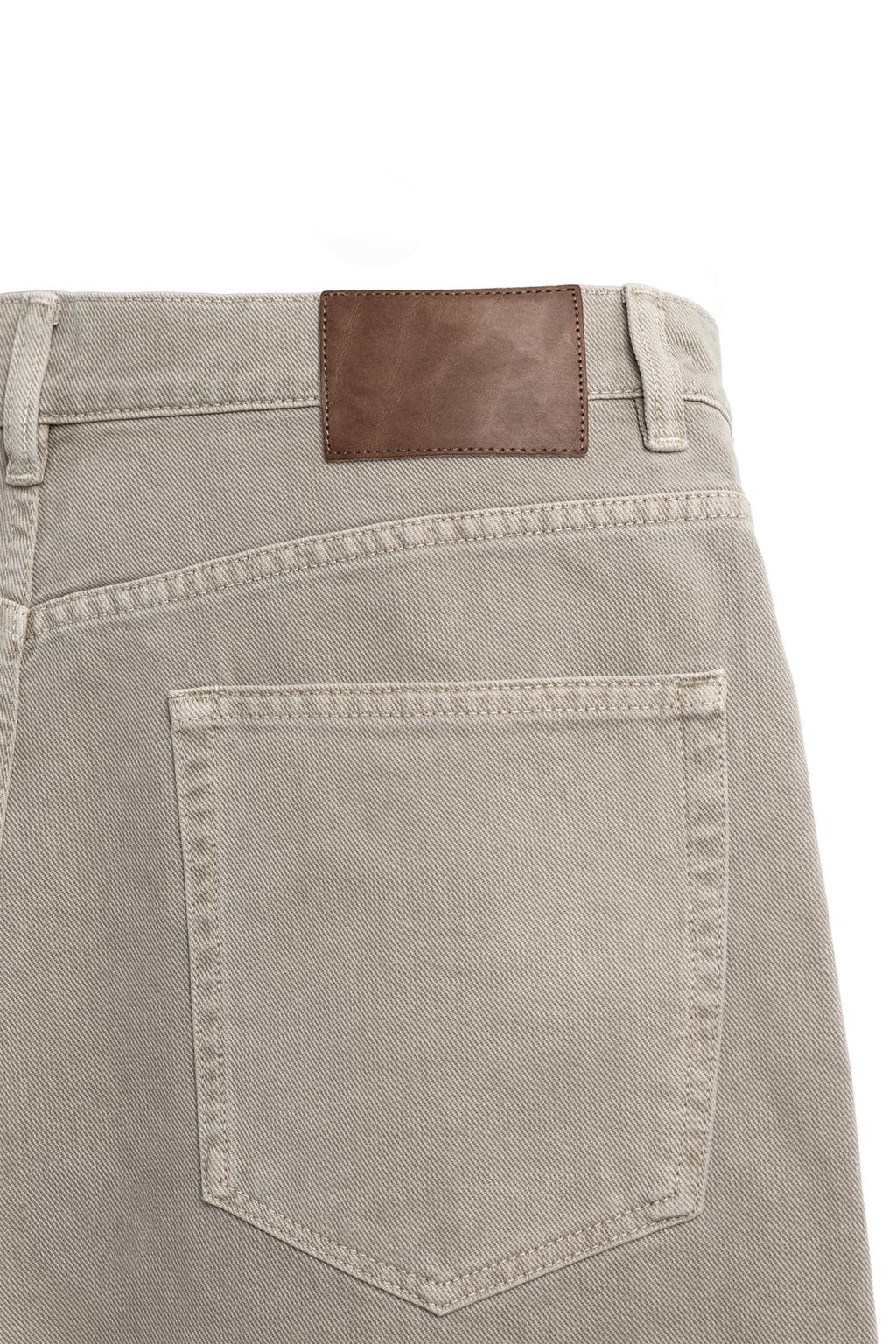 ДЖИНСЫ прямого кроя С ЭФФЕКТОМ ПОТЕРТОСТИ