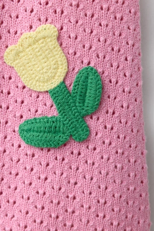 Платье с тюльпанами кроше- Заказать в России