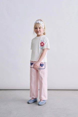 Футболка с вязаными цветами крючком- Заказать в России