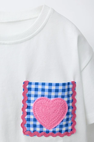 Футболка с волнистым карманом- Заказать в России