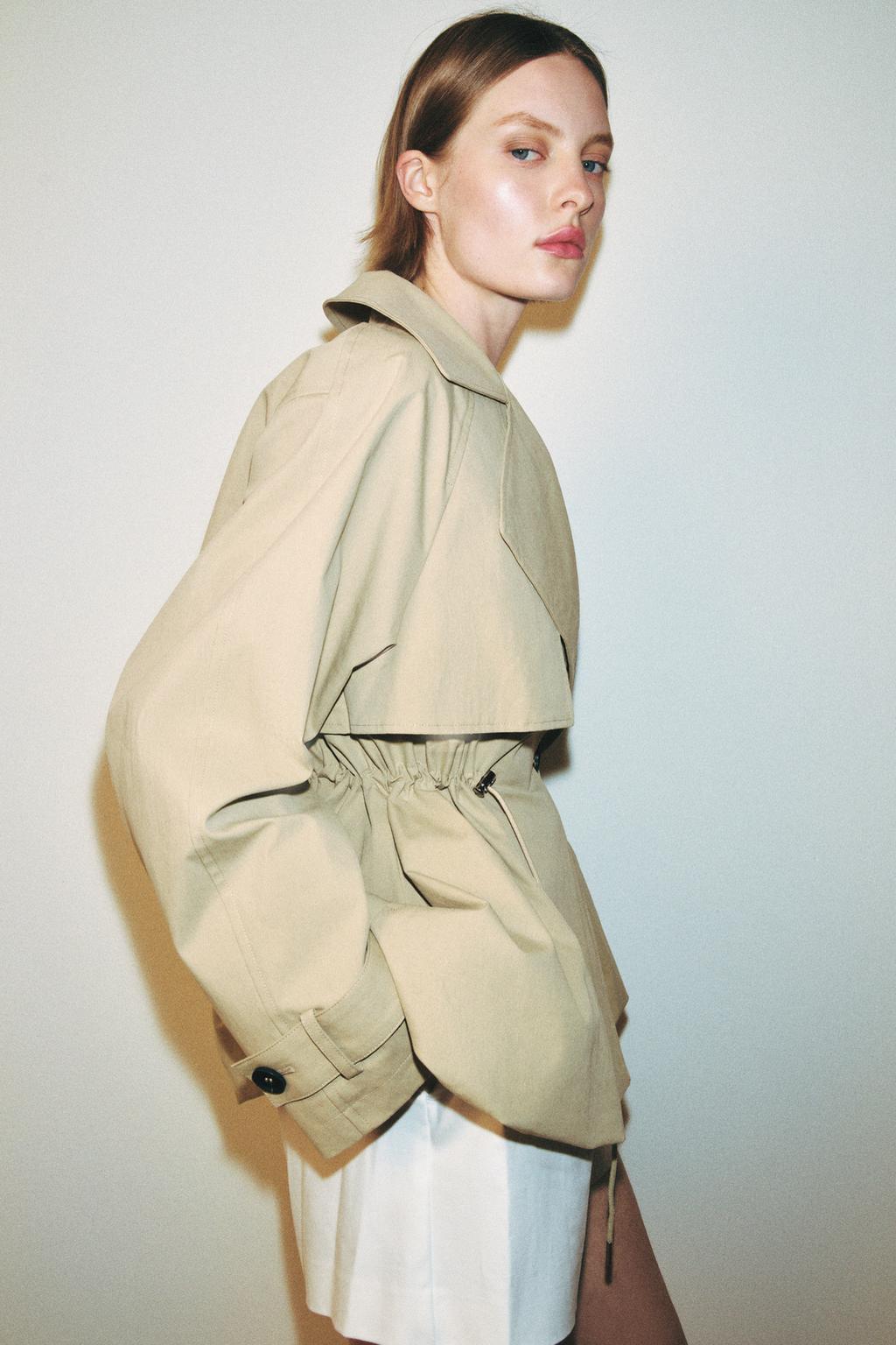 КОРОТКИЙ ТРЕНЧ С РЕГУЛИРУЕМОЙ ТАЛИЕЙ