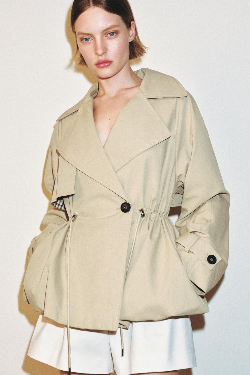 КОРОТКИЙ ТРЕНЧ С РЕГУЛИРУЕМОЙ ТАЛИЕЙ