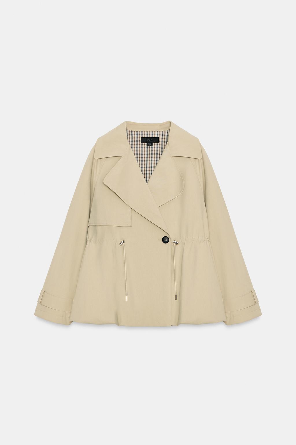 КОРОТКИЙ ТРЕНЧ С РЕГУЛИРУЕМОЙ ТАЛИЕЙ