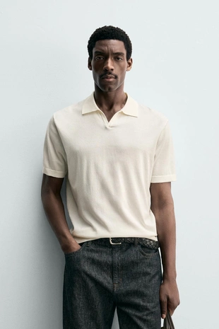 Поло из легкого трикотажа- Заказать в России