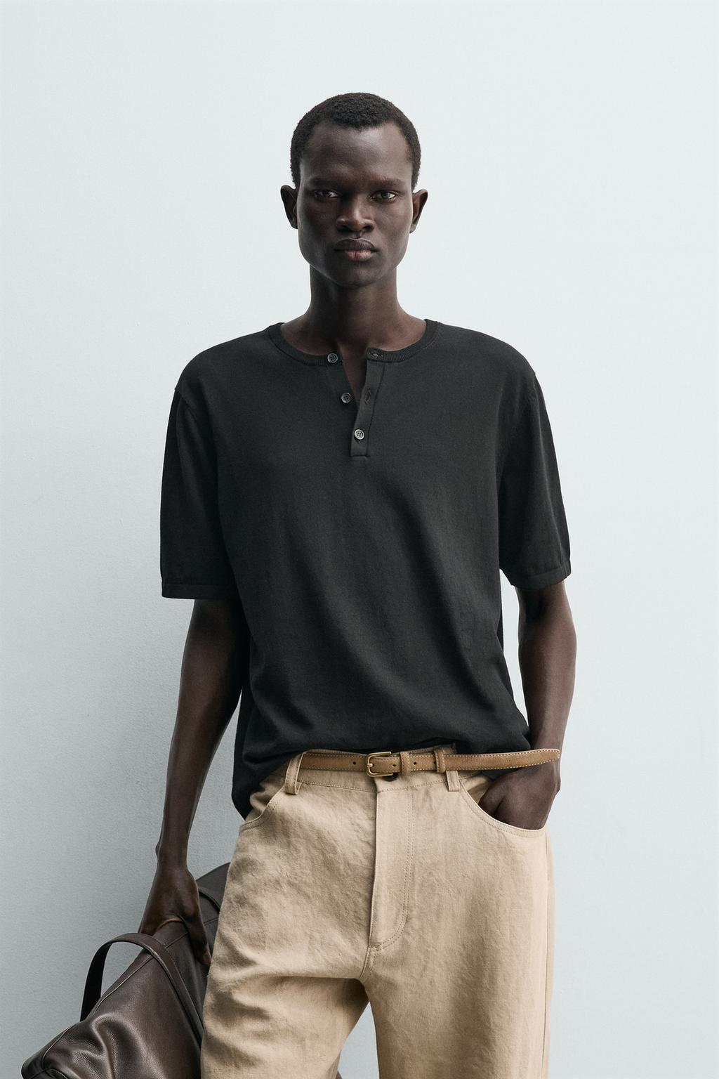 ФУТБОЛКА С ВОРОТНИКОМ ХЕНЛИ