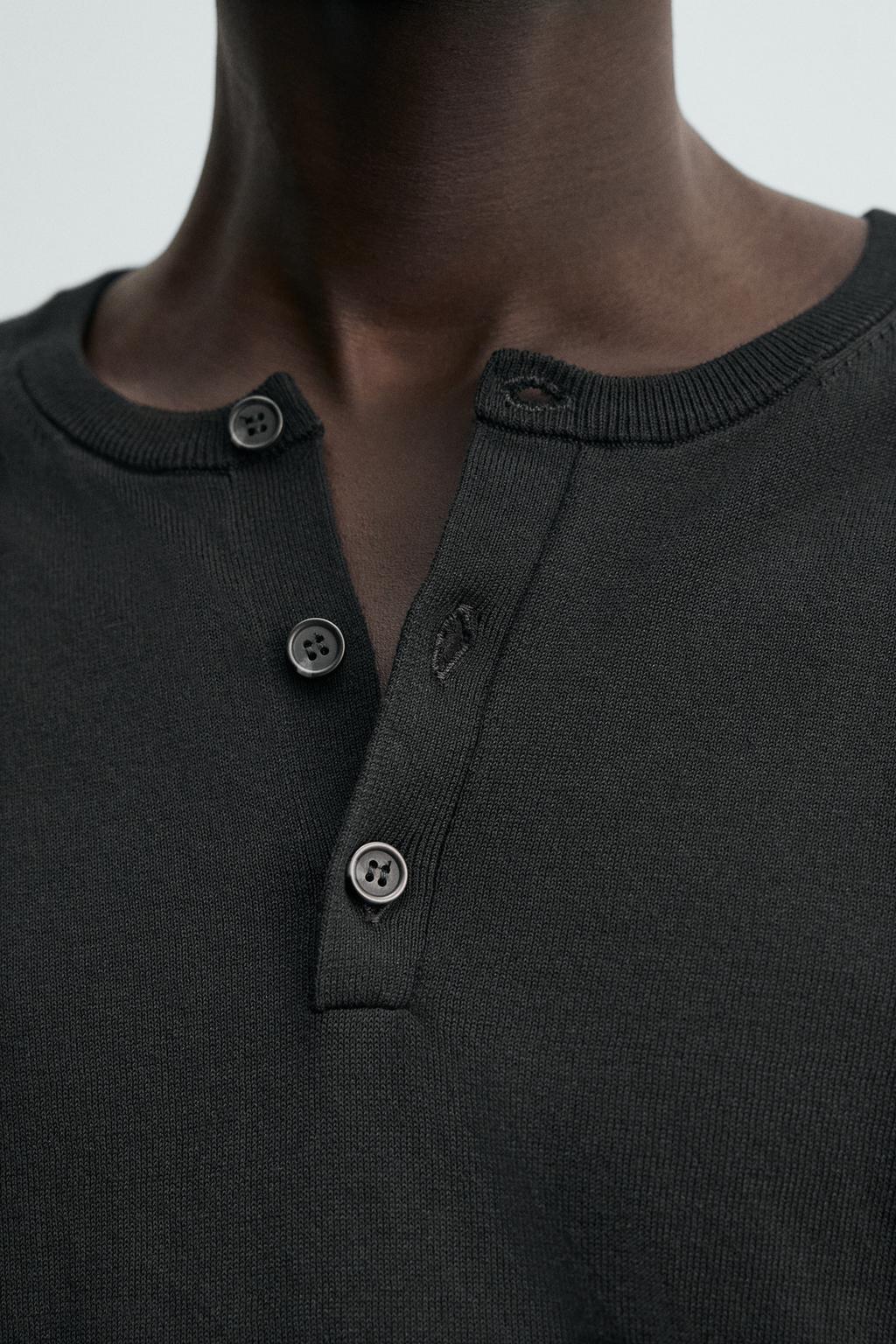 ФУТБОЛКА С ВОРОТНИКОМ ХЕНЛИ