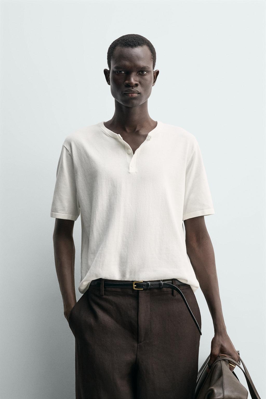 ФУТБОЛКА С ВОРОТНИКОМ ХЕНЛИ