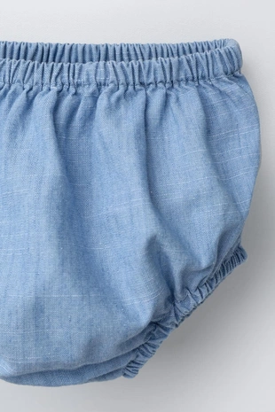 Джинсовое платье и трусики с вышивкой- Заказать в России