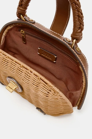 Жесткая мини-сумка с плечевым ремнем- Заказать в России