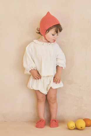 Рубашка из льна и хлопка Лимитированная коллекция с кружевом и складками- Заказать в России