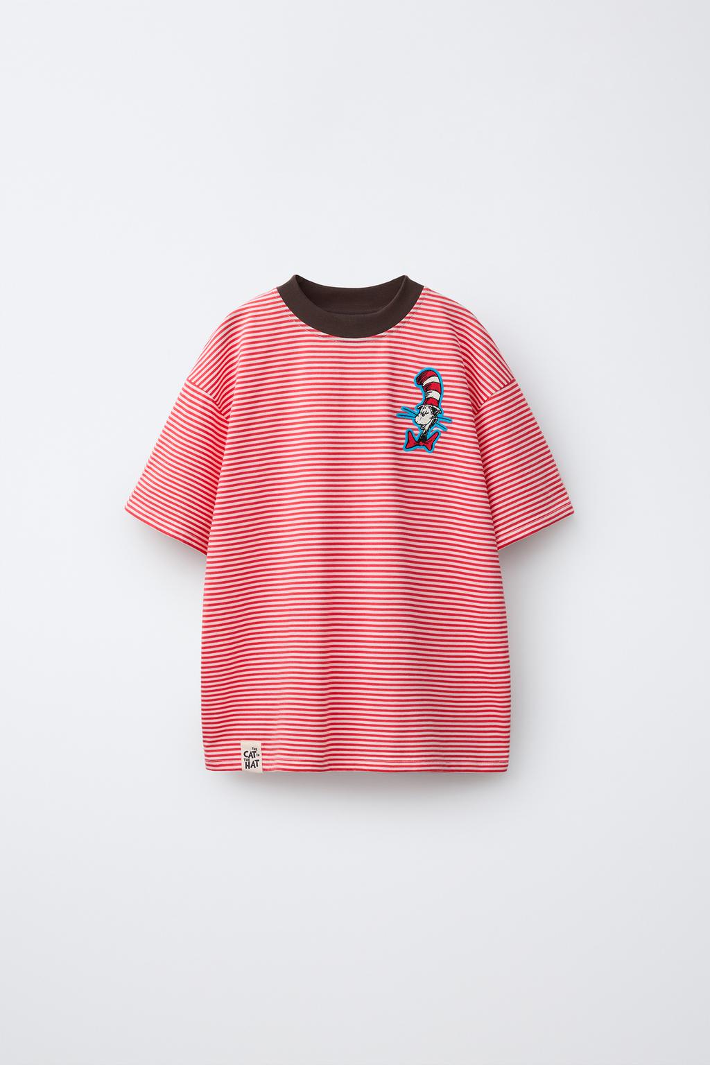 ФУТБОЛКА В ПОЛОСКУ «КОТ В ШЛЯПЕ» DR. SEUSS™