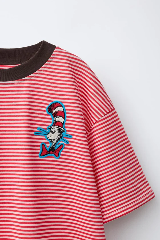 ФУТБОЛКА В ПОЛОСКУ «КОТ В ШЛЯПЕ» DR. SEUSS™